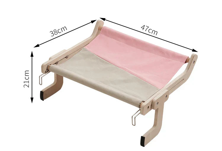 Cozy Cat Hammock – Wooden Hanging Bed (Copy)