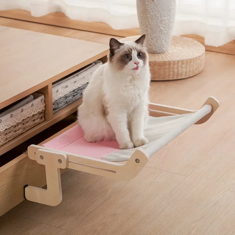 Cozy Cat Hammock – Wooden Hanging Bed (Copy)