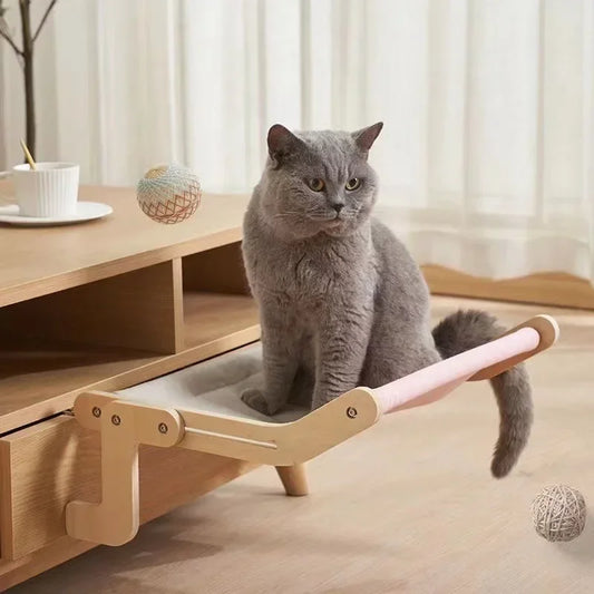 Cozy Cat Hammock – Wooden Hanging Bed (Copy)