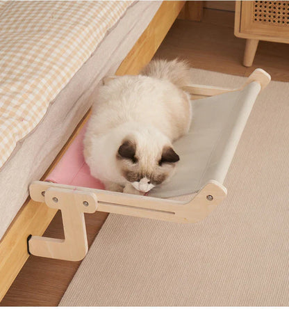 Cozy Cat Hammock – Wooden Hanging Bed (Copy)
