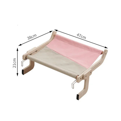 Cozy Cat Hammock – Wooden Hanging Bed (Copy)