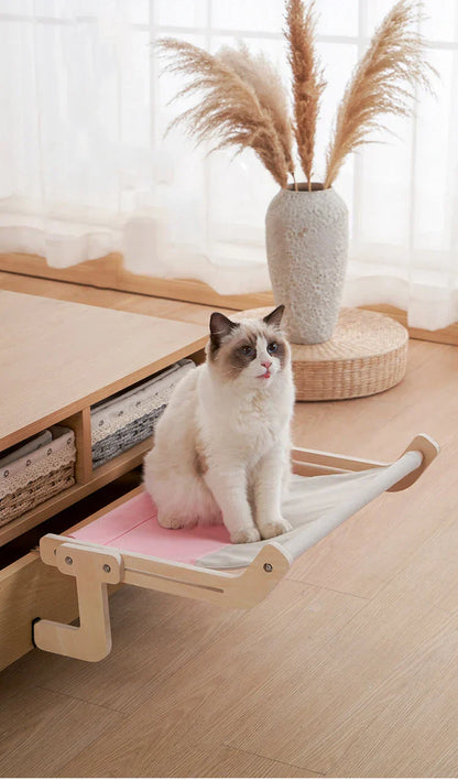 Cozy Cat Hammock – Wooden Hanging Bed (Copy)