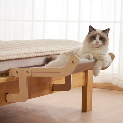 Cozy Cat Hammock – Wooden Hanging Bed (Copy)